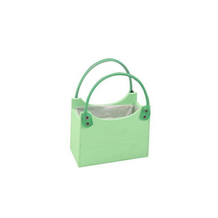 BORSA RETTANGOLARE VERDE 18X12